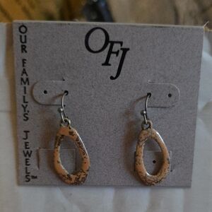 Gold and Silver Dangle Earrings